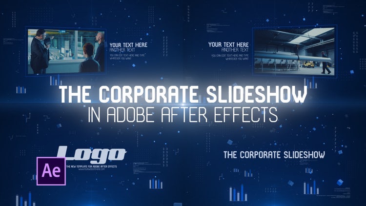 现代商务幻灯片素材库精选AE模板