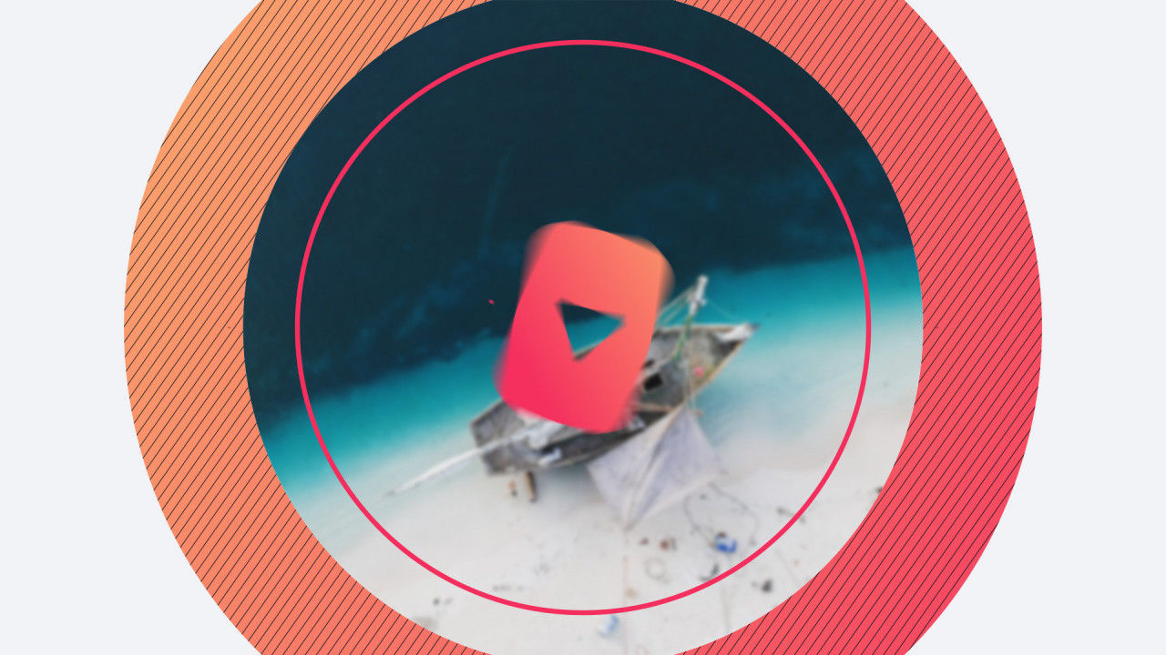 时尚渐变徽标素材库精选AE模板