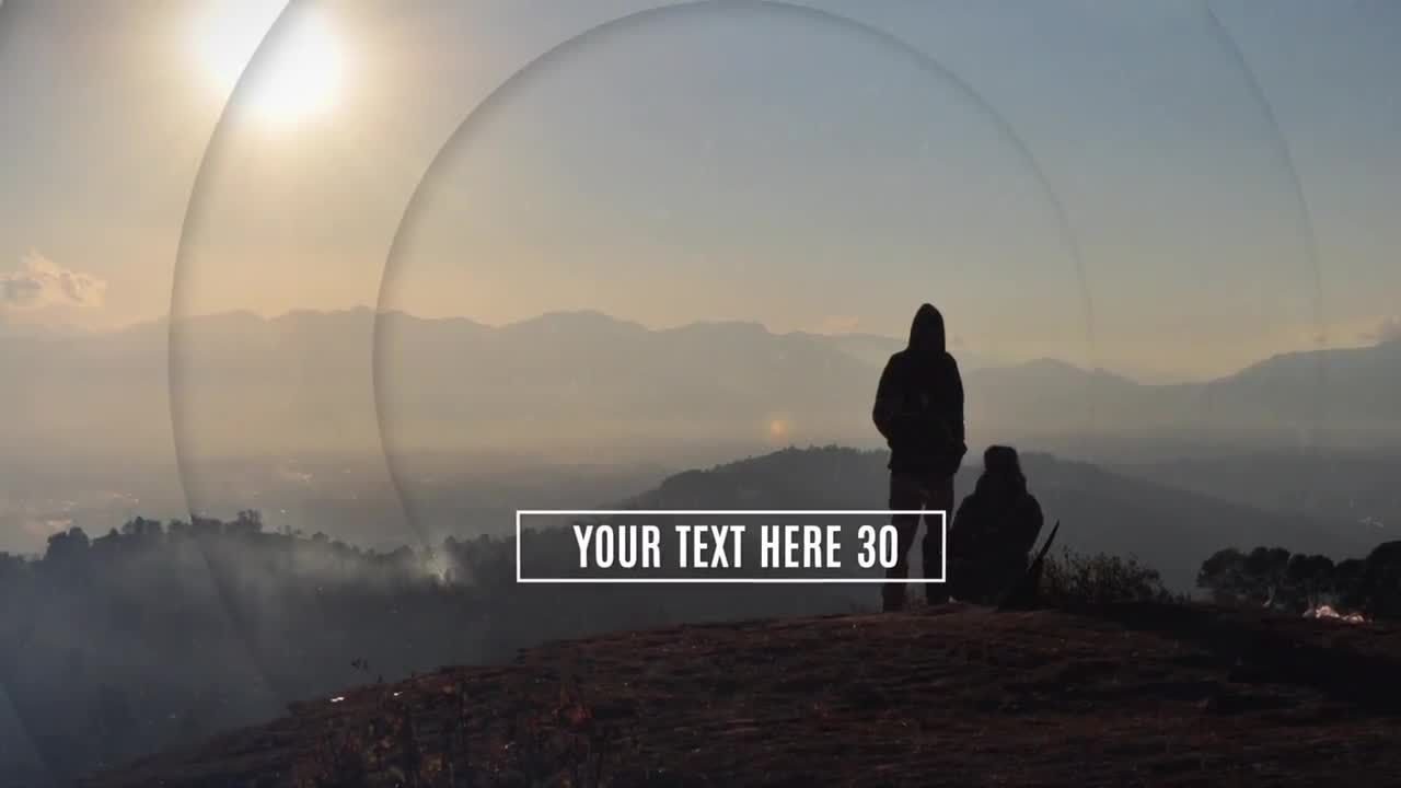 33个照片或视频幻灯片素材库精选AE模板