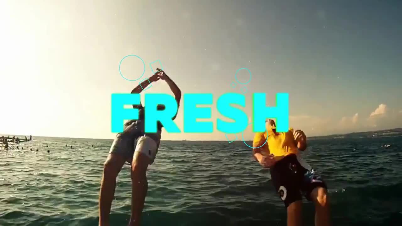 夏季快速徽标素材库精选AE模板