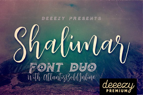 Shalimar Font Duo插图