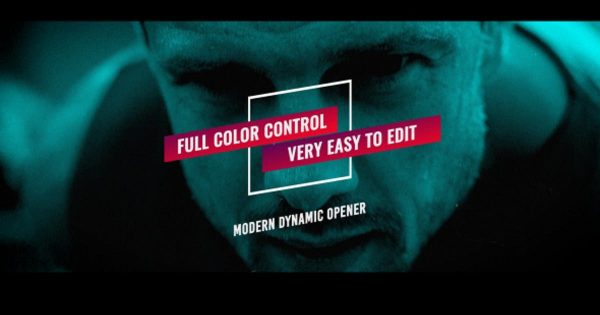 跑酷运动失真故障特效开场视频素材库精选AE模板 Urban Glitch Promo