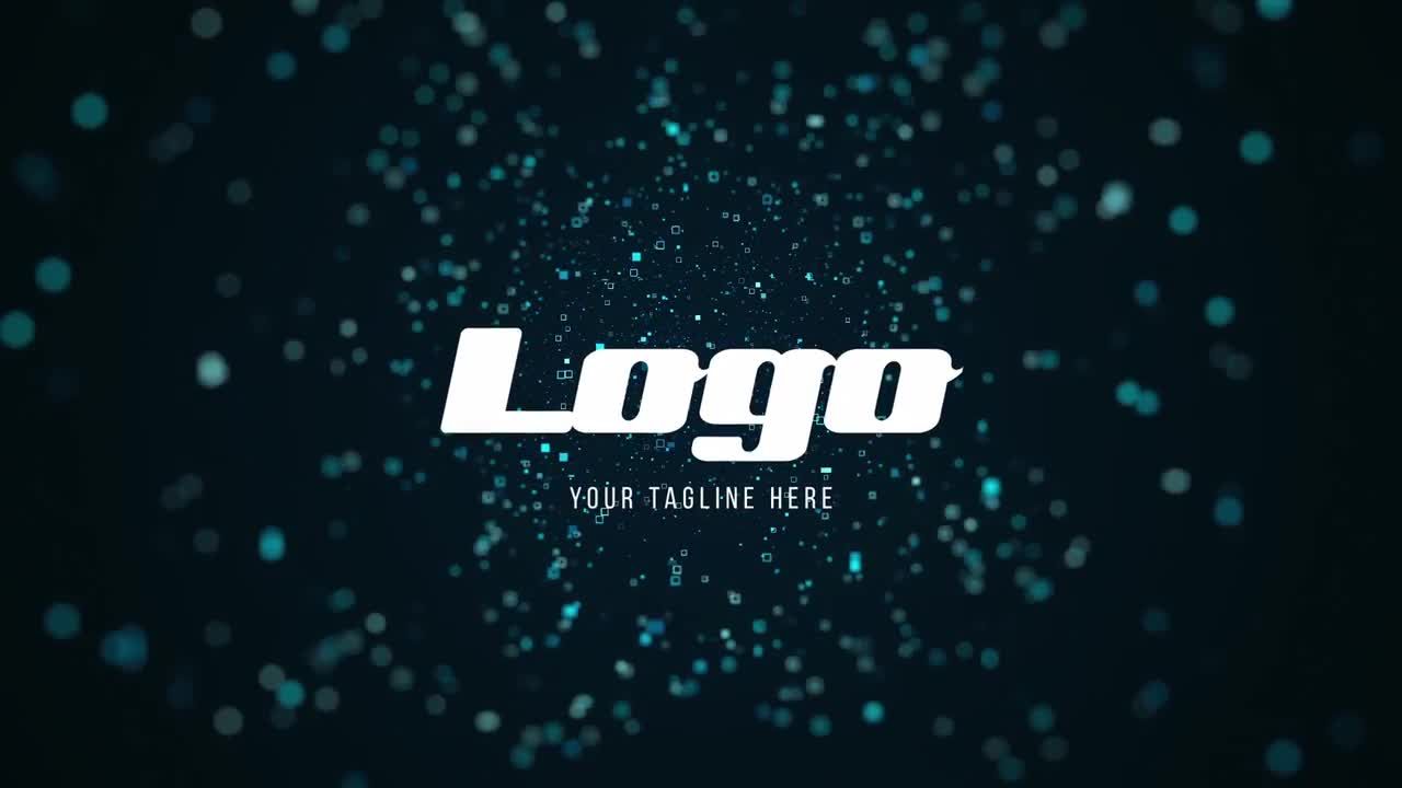 连接徽标显示素材库精选AE模板