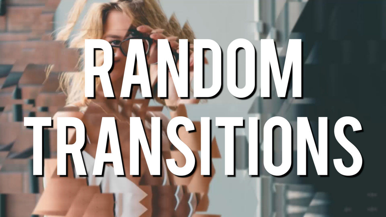 12个随机过渡动画素材库精选PR模板