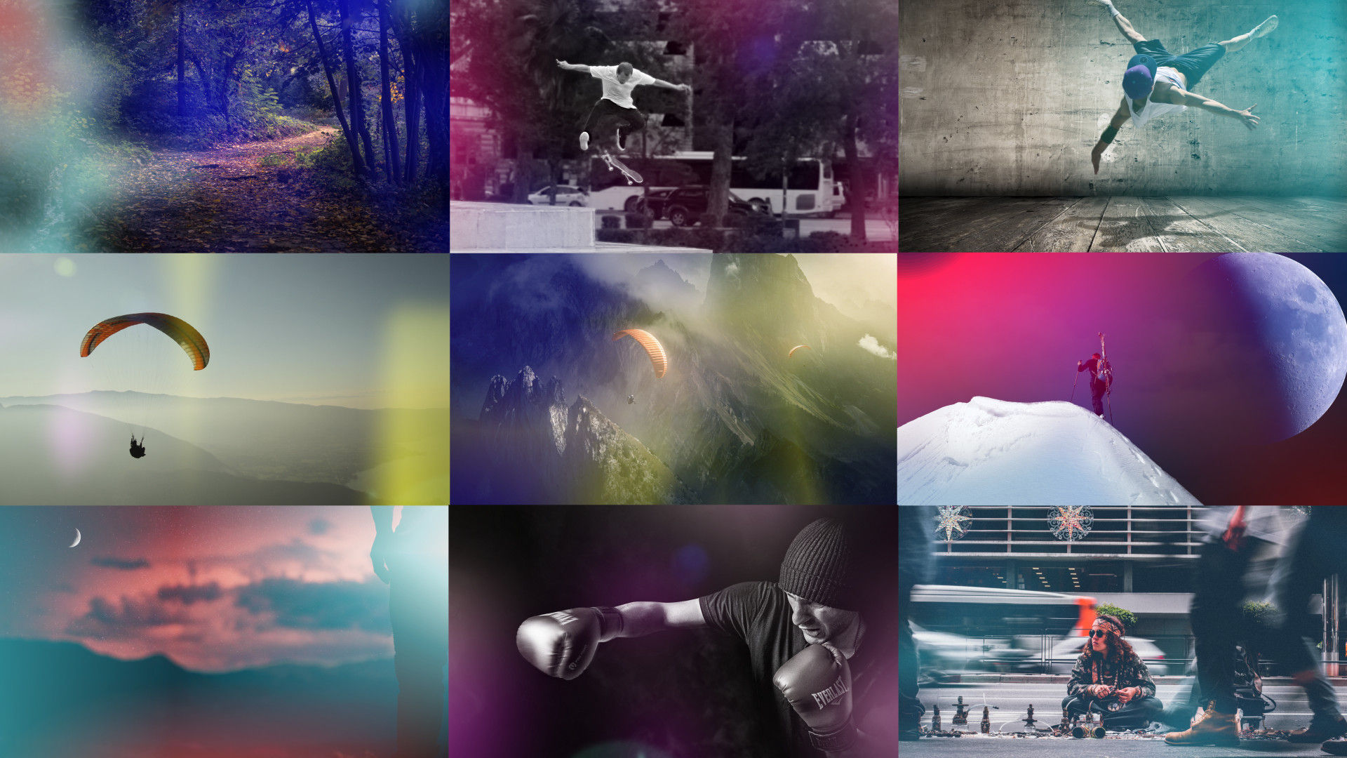 30种漏光元素标题动画素材库精选AE模板