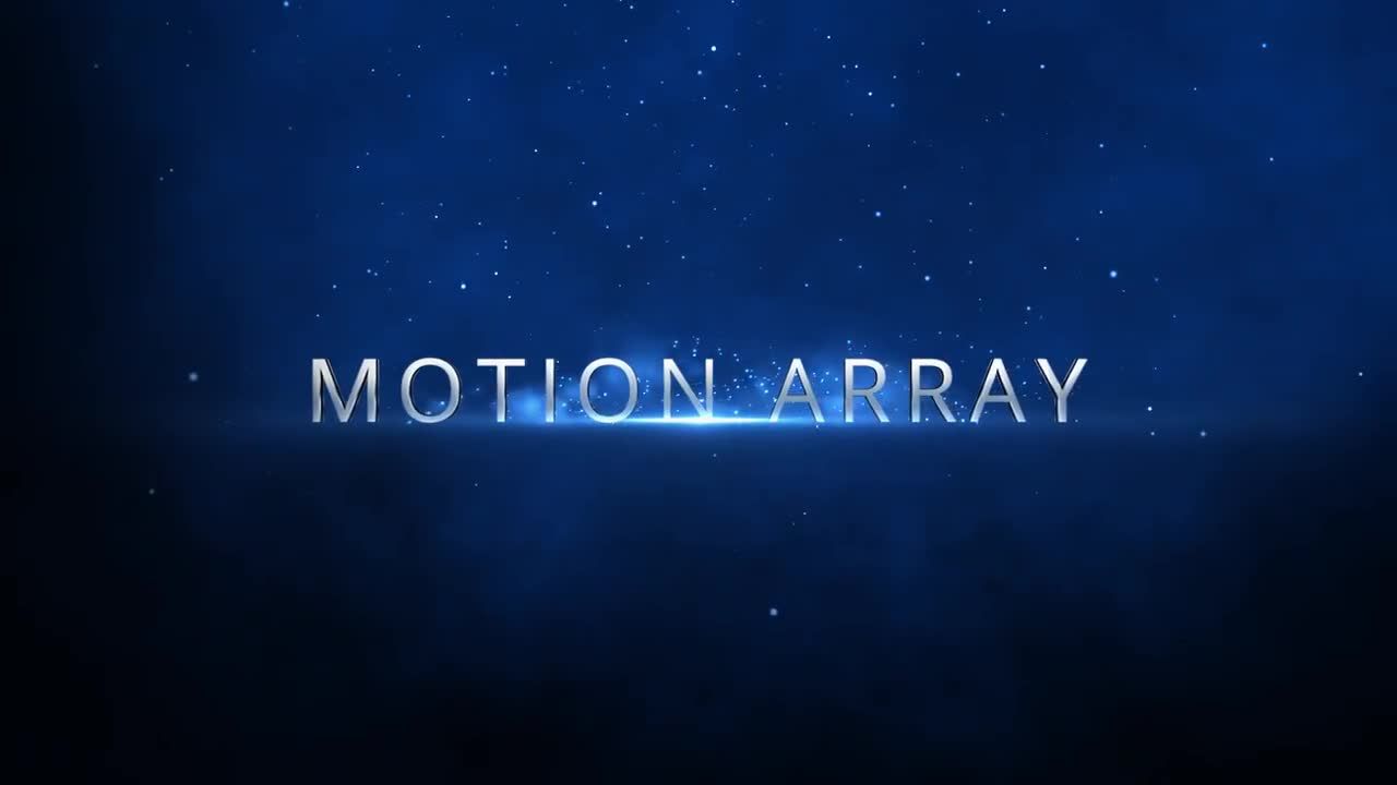 明亮的3D动态文字预告片视频素材库精选AE模板