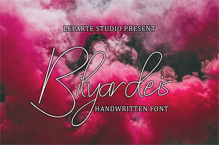 Bilyardeis font插图 Bilyardeis font插图