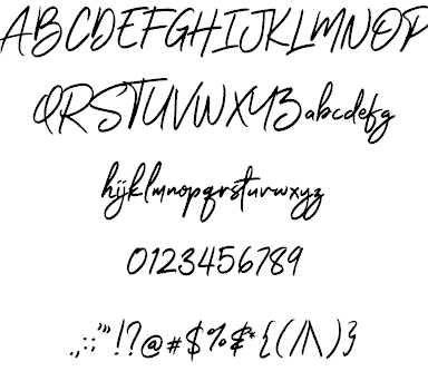 Hello Santtiny font插图1