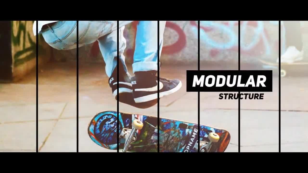 4K简洁时尚的活动开场素材库精选AE模板