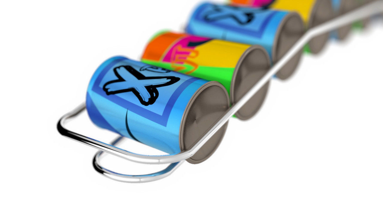 喷雾罐头动态转场效果素材库精选AE模板