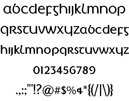 Irish Penny font插图2