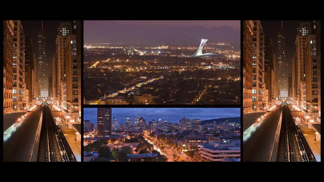 强烈的视觉冲击感城市分镜效果素材库推荐PR模板