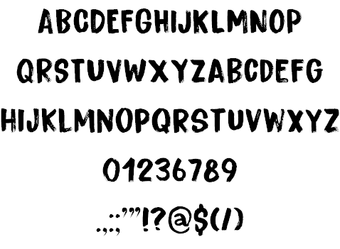 Bitterbrush DEMO font插图1