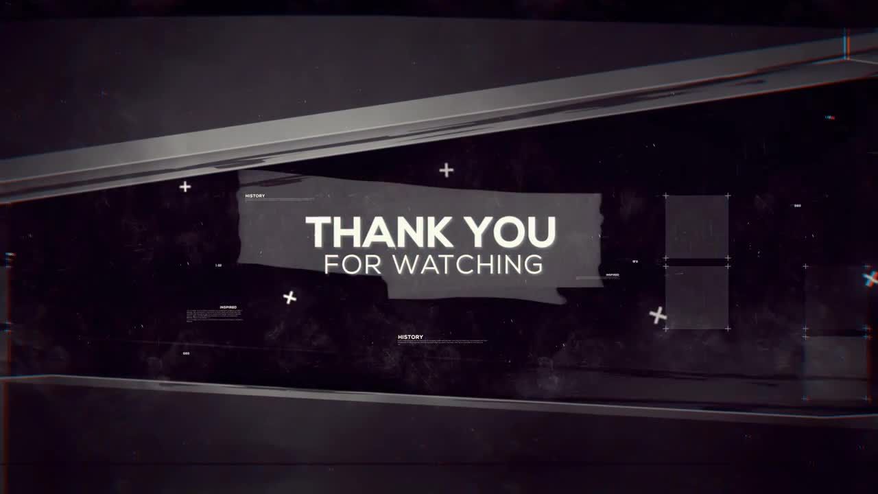 史诗幻灯片文本动画素材库精选AE模板