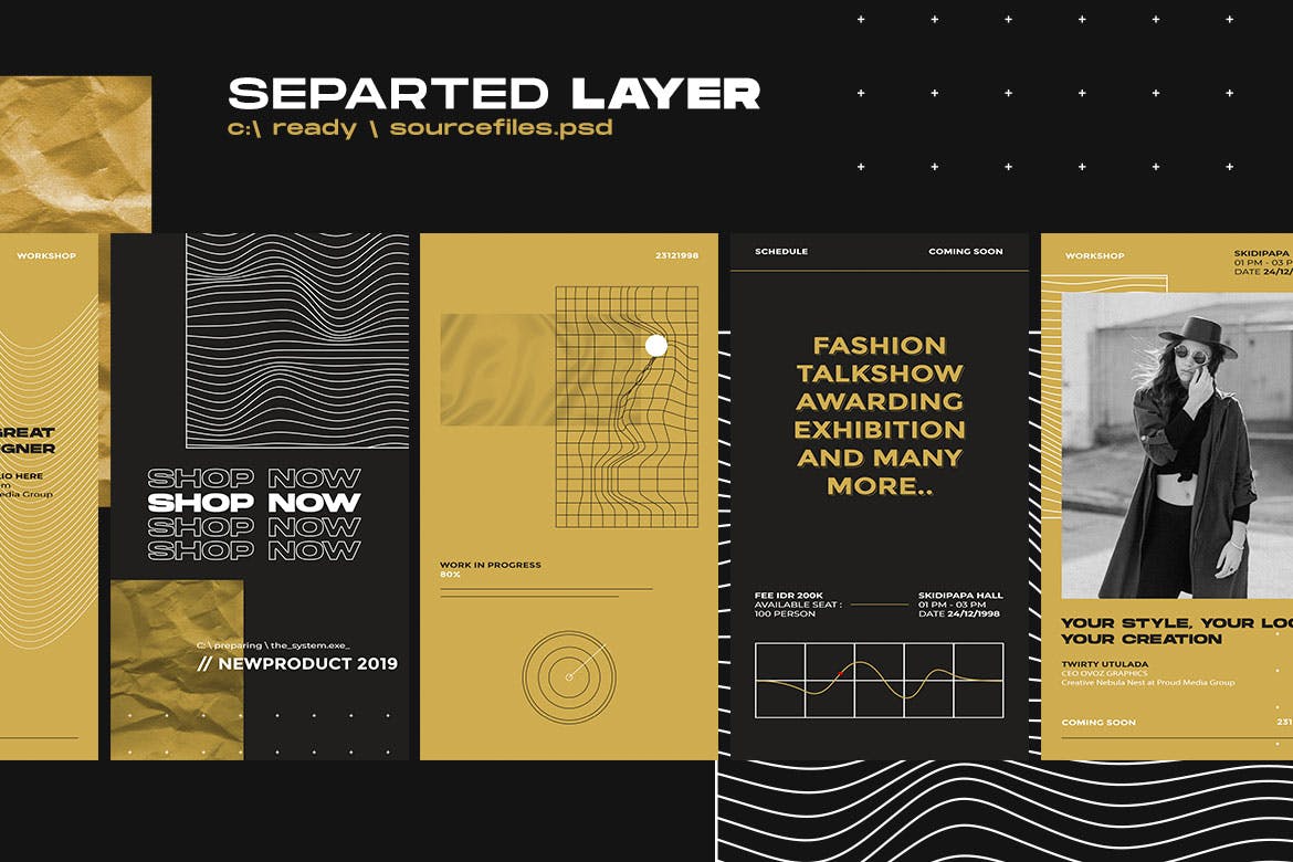 品牌社交推广设计素材包 Social Media Template插图(2)