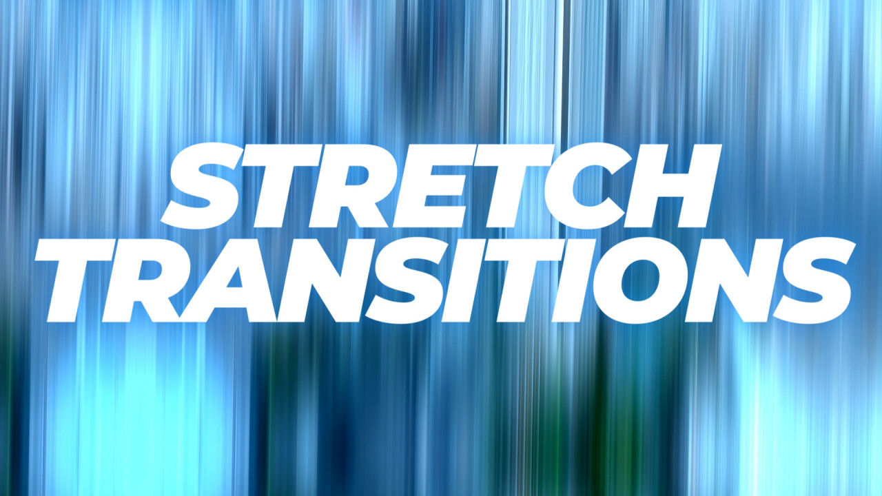 16个引人注目的拉伸过渡动画素材库推荐PR模板