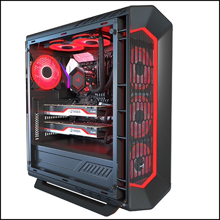Aerocool PC 黑色电脑机箱素材之家精选3D模型