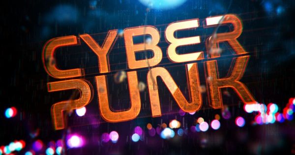 网络黑客计算机信息AE特效Logo标志演示素材库精选AE模板 Cyberpunk Reveal