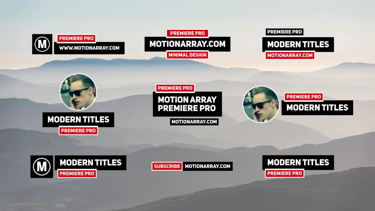 令人敬畏的下三分之一企业全屏标题素材库推荐PR模板