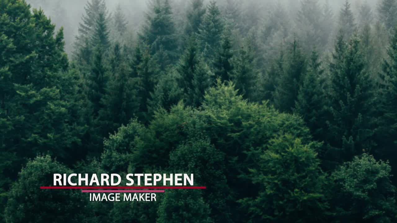 时尚的企业下三分之一标题素材库精选AE模板