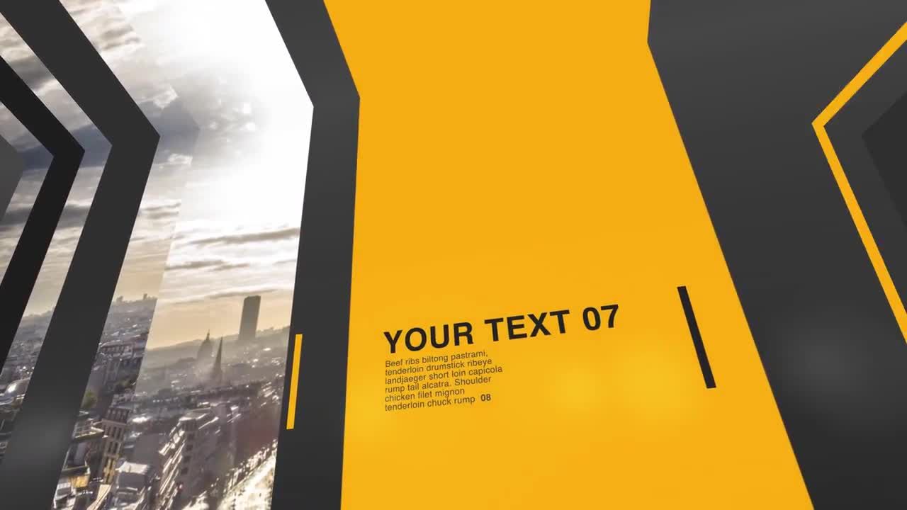 商业广告或视频介绍现代转场素材库精选AE模板