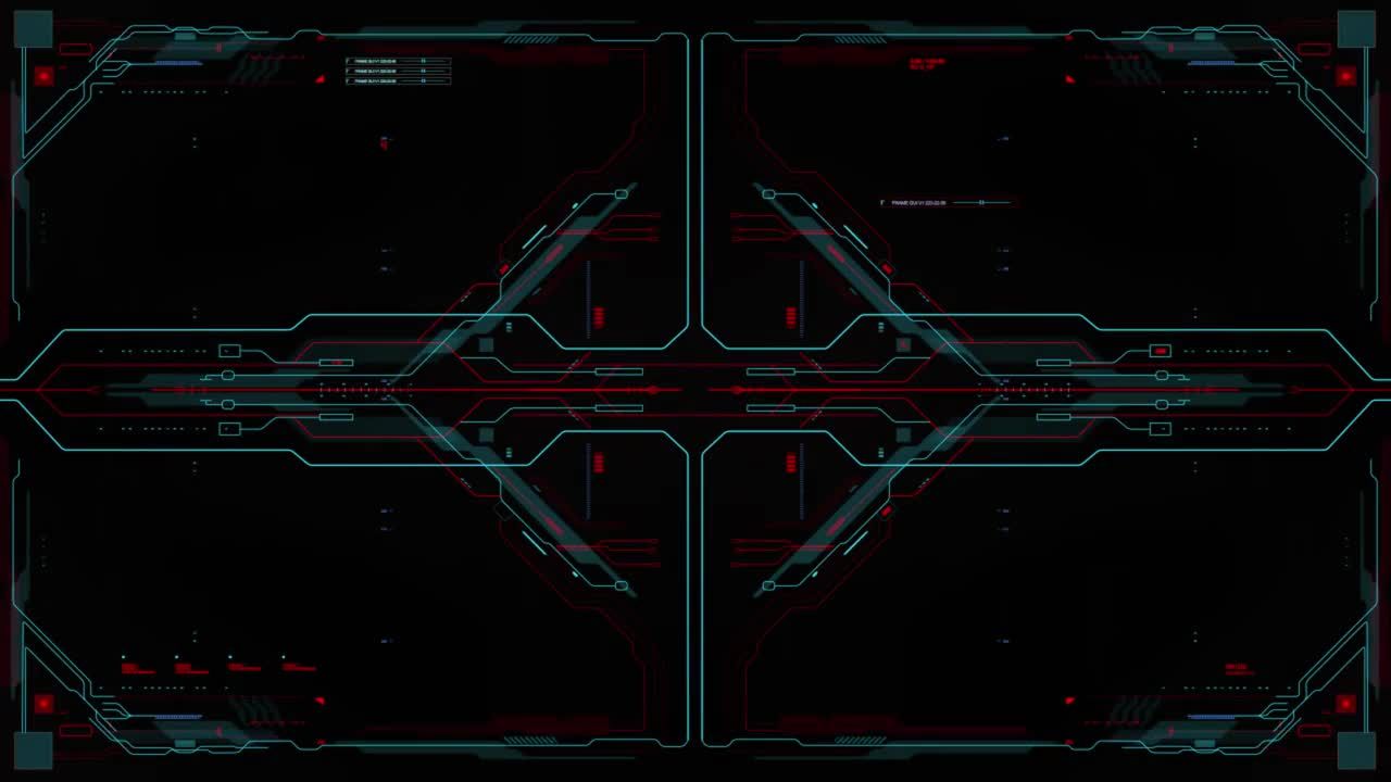 33个独特动态动画hud元素素材库精选AE模板