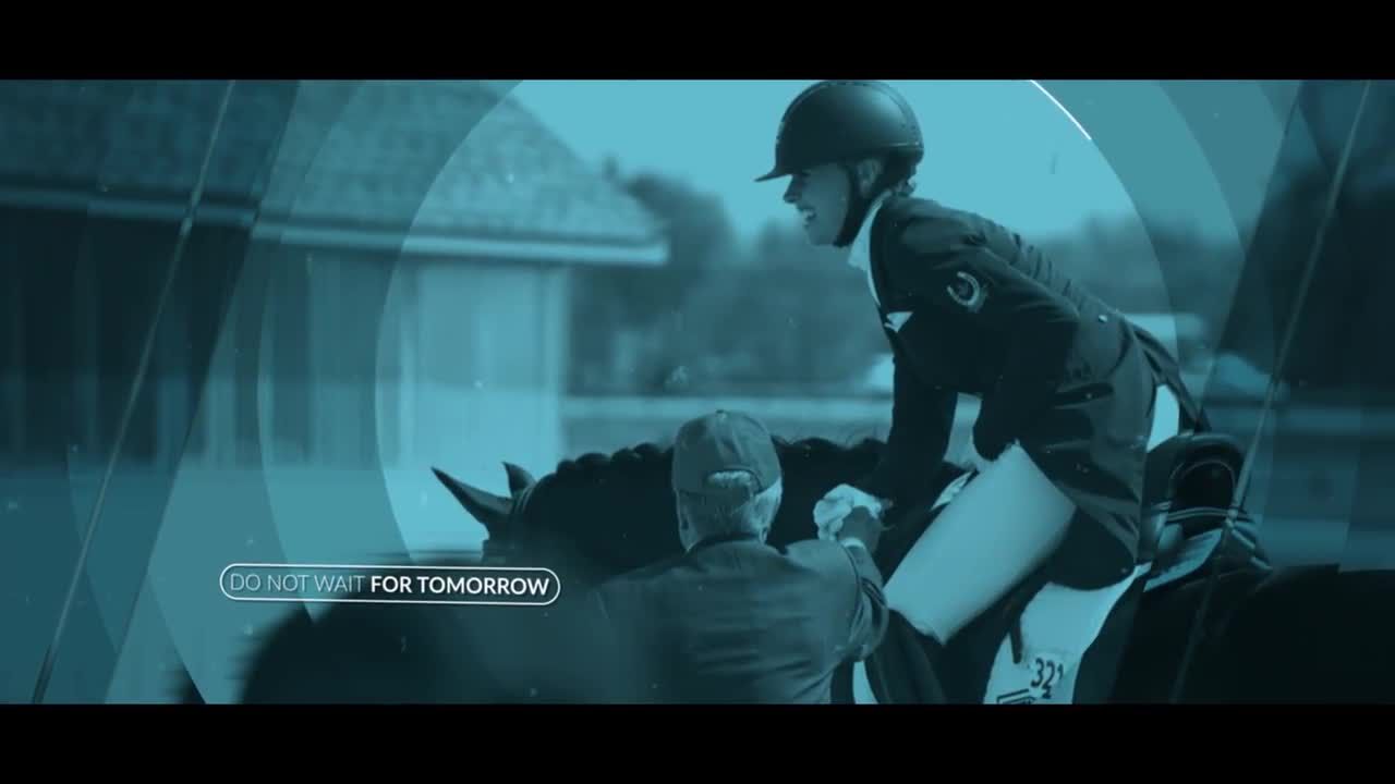 双色视差幻灯片素材库精选AE模板