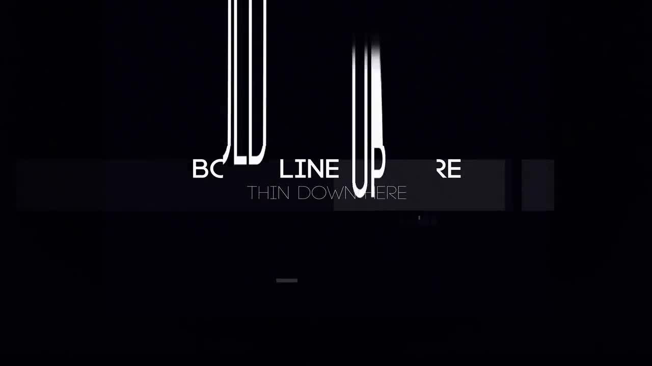 4K失真标题素材库精选AE模板