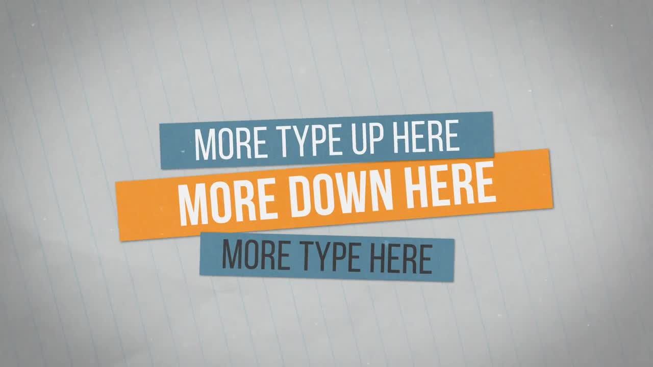 有趣的抖动标题素材库精选AE模板