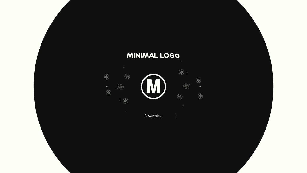 优雅最小徽标素材库精选AE模板