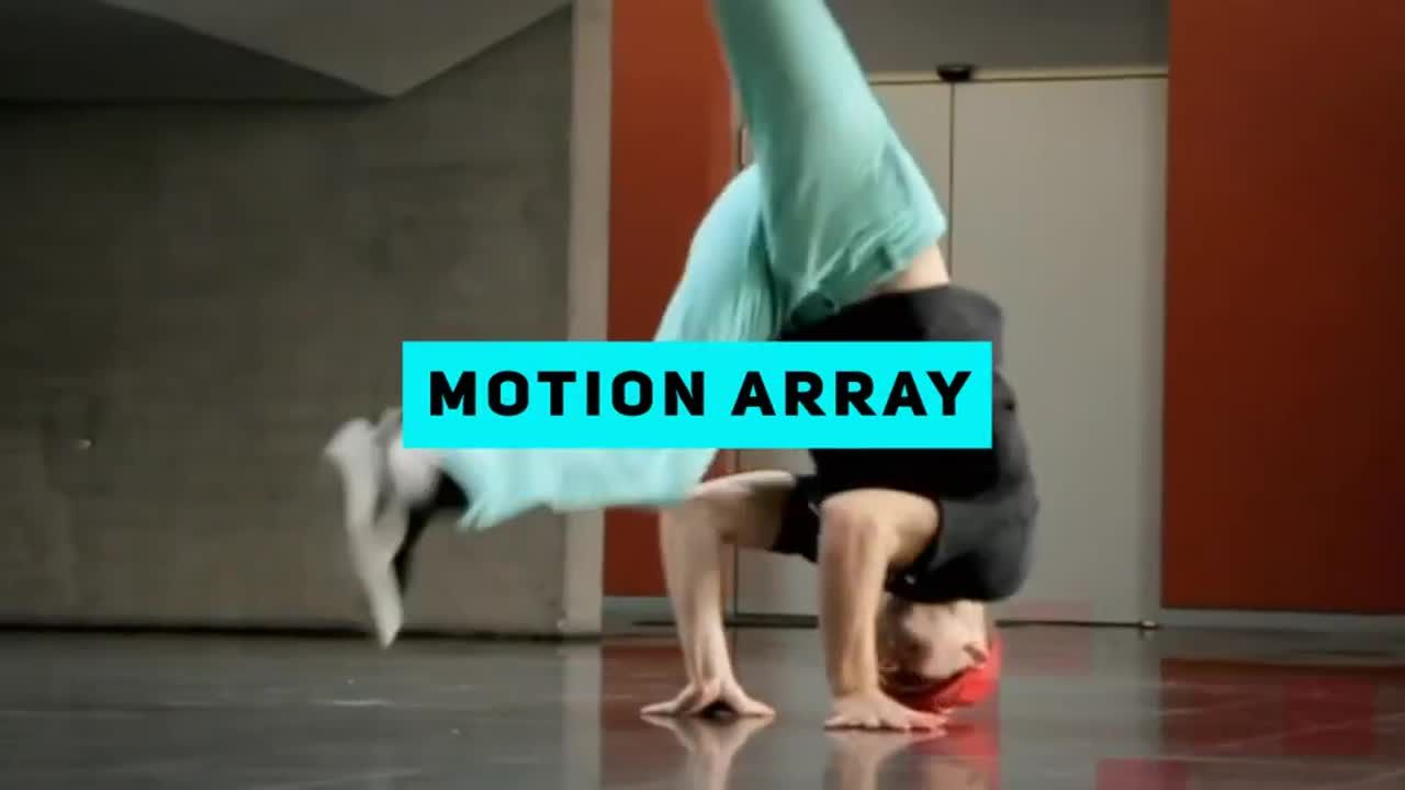 运动Glitch照片展示过渡转场素材库精选AE模板