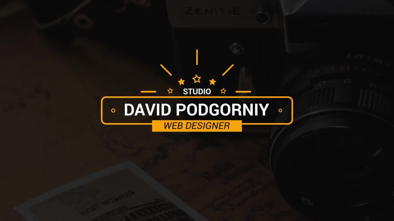 流畅线条收缩特效标题文字素材库精选AE模板