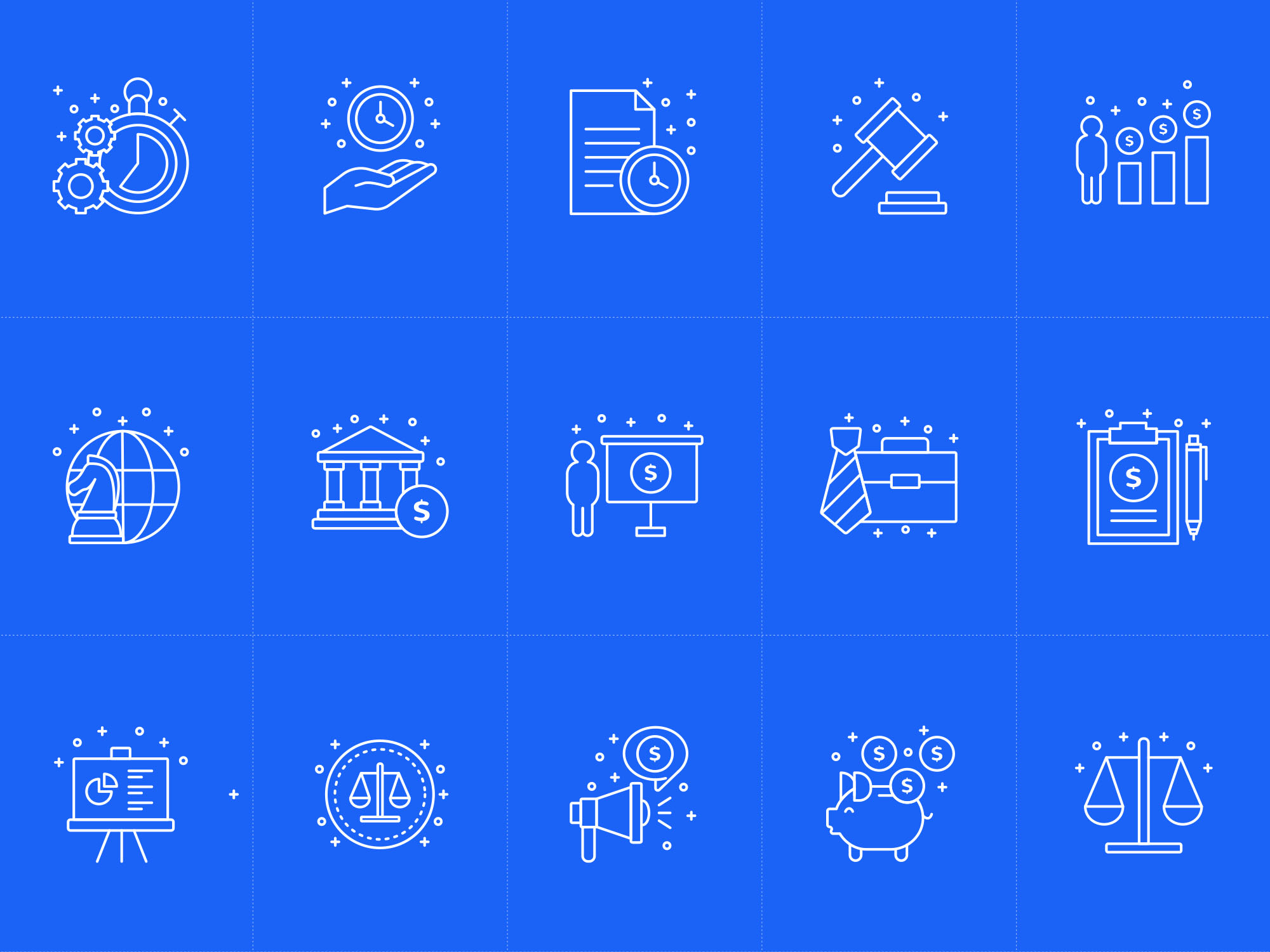 商业商务主题矢量图标设计素材v2 Vector Business Icons Part 2插图