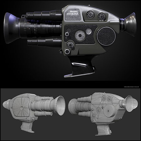 Beaulieu 4008 ZM II Super 8 摄影机素材之家精选3D模型