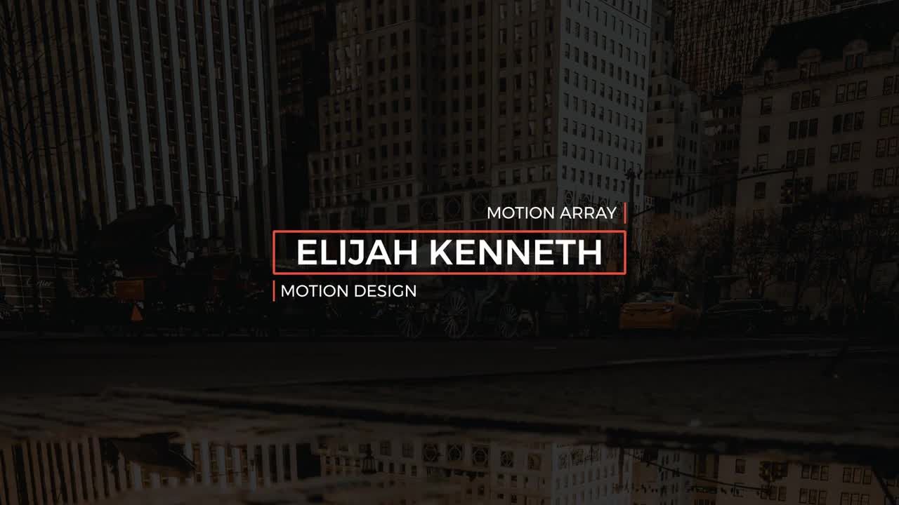 15个最小标题和下三分之一动画素材库推荐PR模板