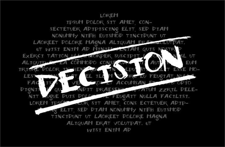 Vtks Decision font插图 Vtks Decision font插图