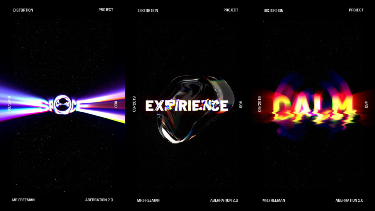 畸变小故障动态介绍演示文稿素材库精选AE模板