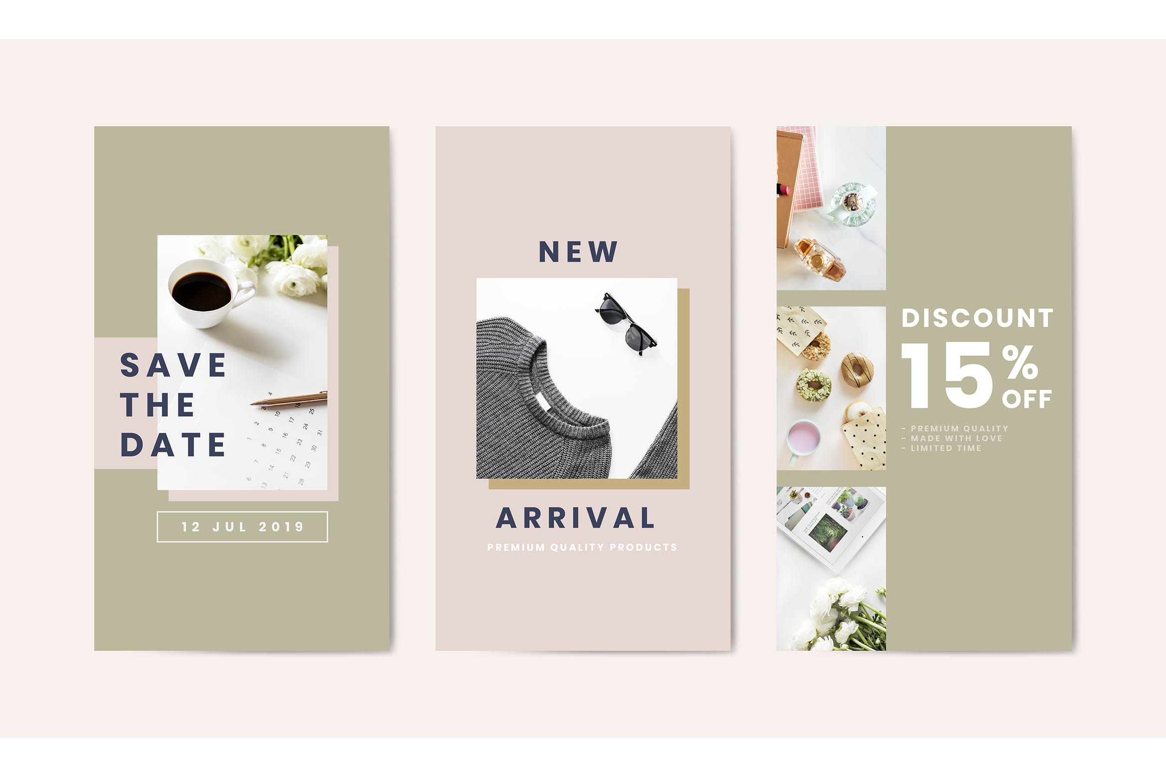 购物&销售广告设计AI矢量模板v3 Shopping and sale advertisement templates插图