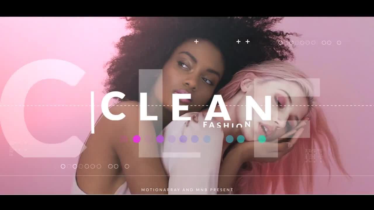 现代时尚的动态开场白素材库精选AE模板