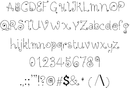 Twisted Circles Regular font插图2