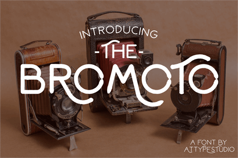 Bromoto font素材之家精选英文字体