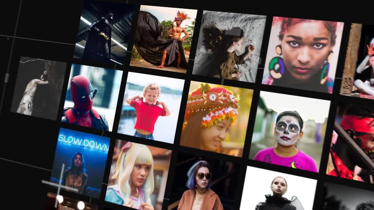 缩略图徽标素材库精选AE模板