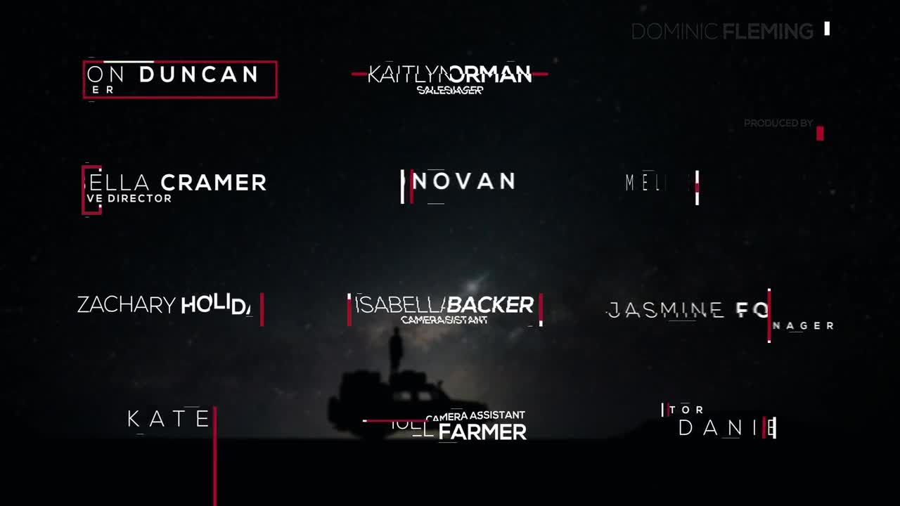 全屏标题或低三分之一素材库精选AE模板