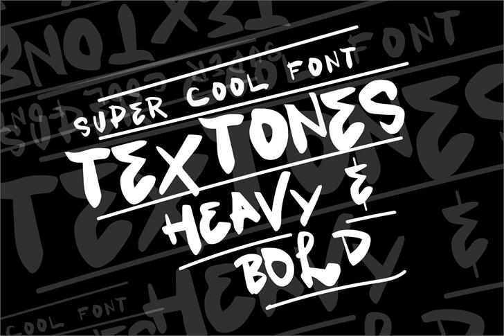 Vtks Textones font插图