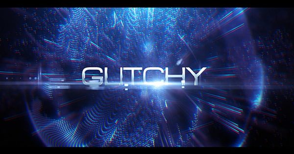 失真特效视频/电影预告片AE素材 Glitchy Action Trailer