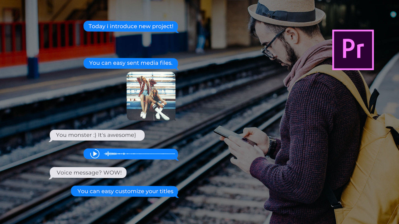 iOS和Android聊天设计素材库推荐PR模板