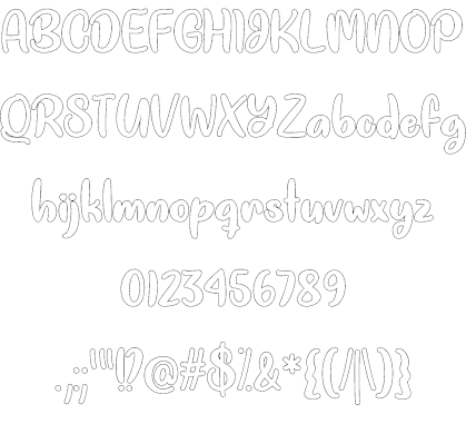 Rainbow Colors font插图1