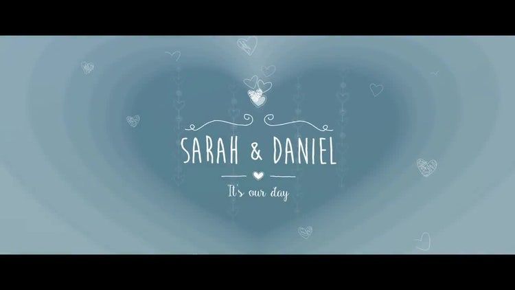 爱情婚礼幻灯片ae模板