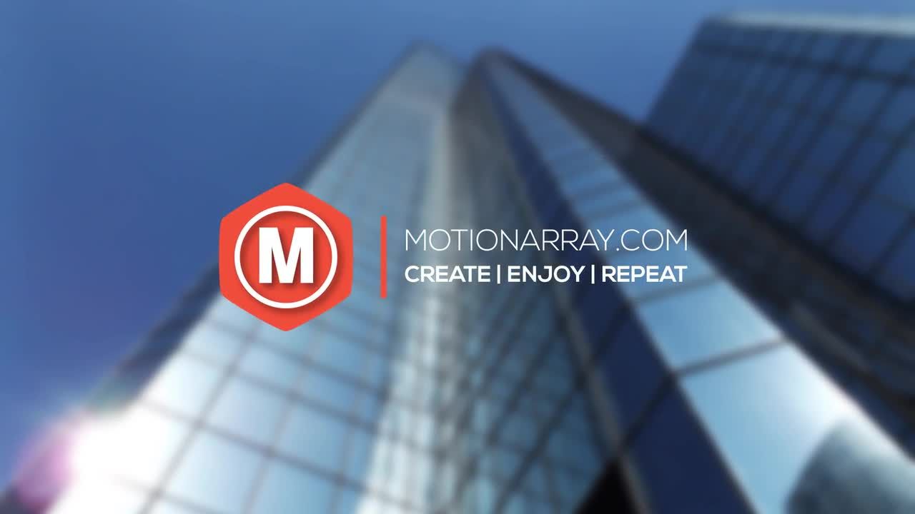 活力动感的形状线条标题Logo 素材库精选AE模板