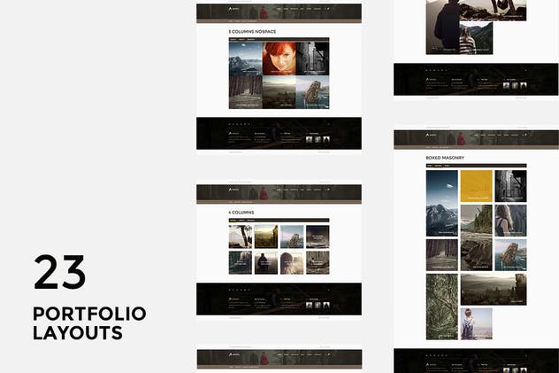 多用途创意产品展示/博客/在线商店网站模板素材库精选 Astero — Multipurpose Portfolio | Blog | Store PSD插图(14)